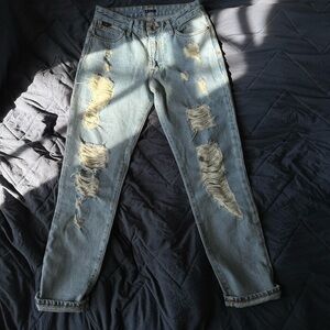 BDG Light Blue Distressed Jeans